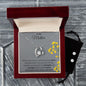 My Mother - My Friend - Forever Love Necklace and Cubic Zirconia Earring Set