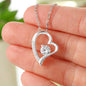 To My Sister - By My Side - Forever Love Necklace