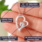 To My Granddaughter - Remember - Forever Love Necklace
