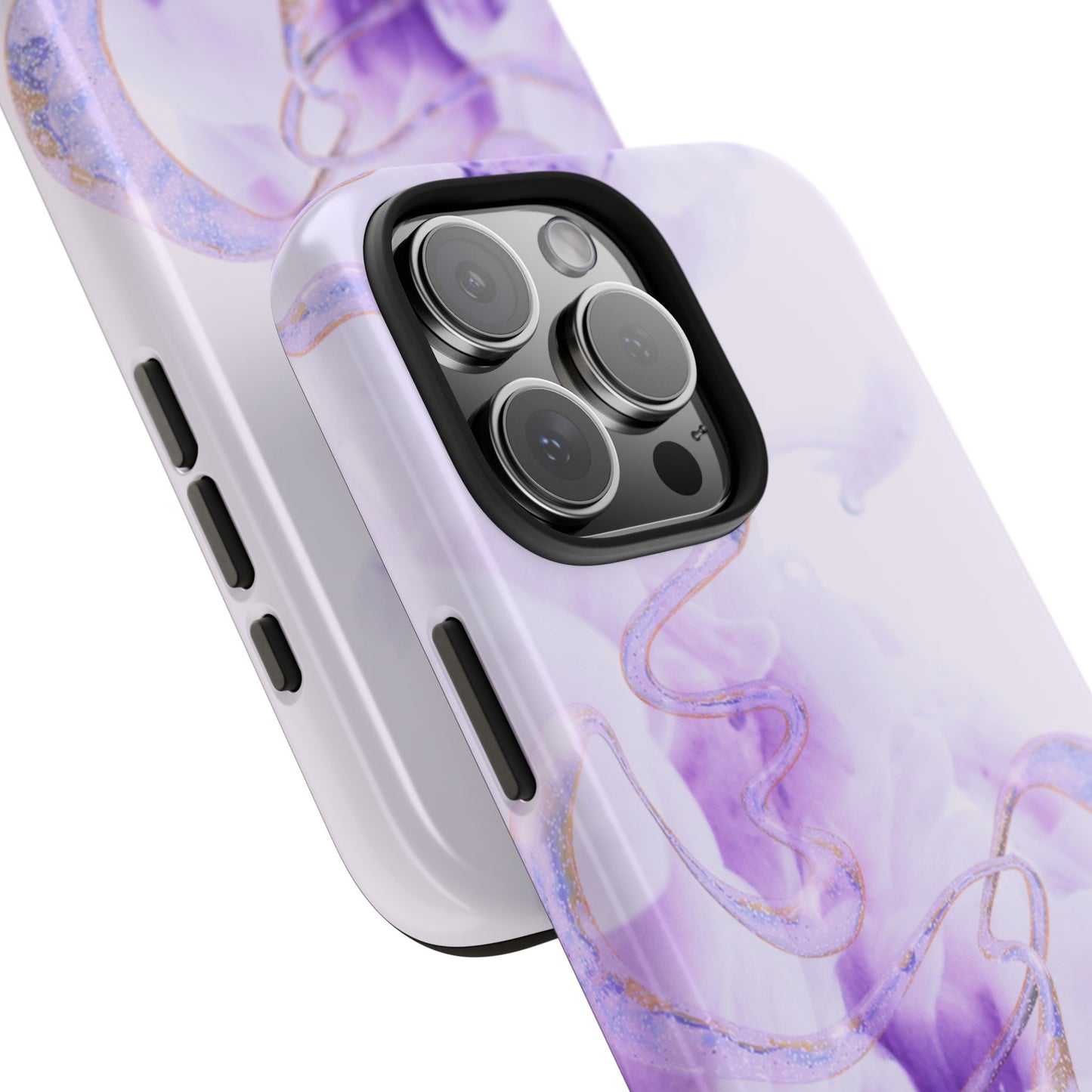 Elegant Lavender Phone Case, Artistic Tough Case, Unique Phone Cover, Stylish Protective Case, Gift for Her, Trendy Phone Accessory