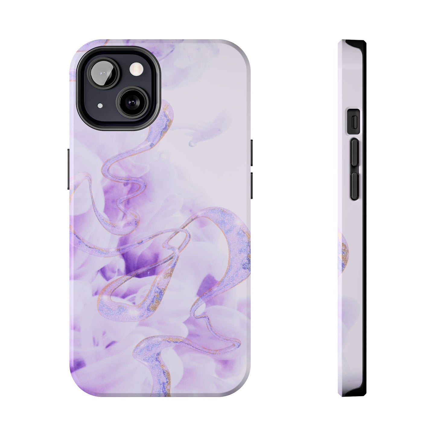 Elegant Lavender Phone Case, Artistic Tough Case, Unique Phone Cover, Stylish Protective Case, Gift for Her, Trendy Phone Accessory