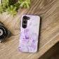 Elegant Lavender Phone Case, Artistic Tough Case, Unique Phone Cover, Stylish Protective Case, Gift for Her, Trendy Phone Accessory