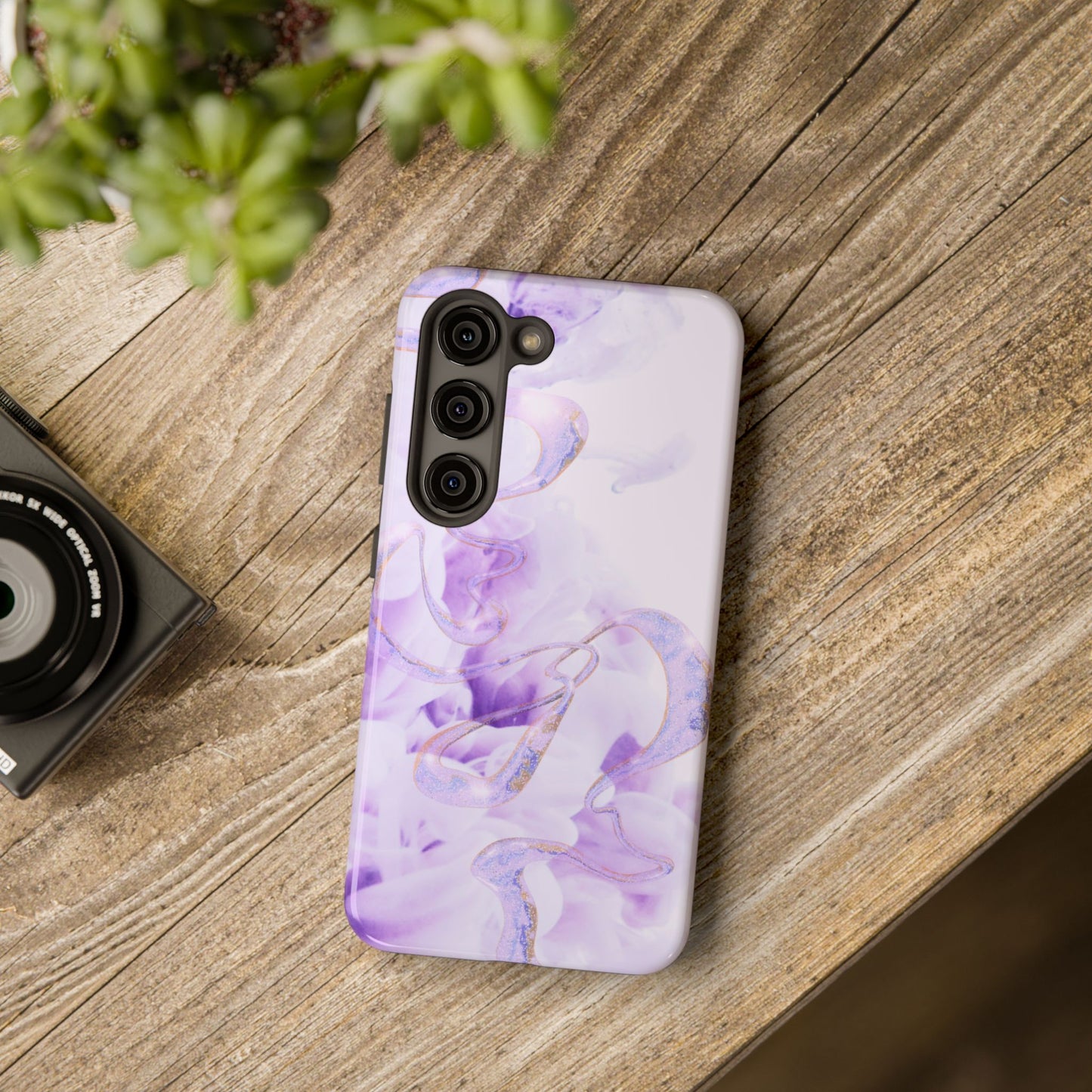 Elegant Lavender Phone Case, Artistic Tough Case, Unique Phone Cover, Stylish Protective Case, Gift for Her, Trendy Phone Accessory