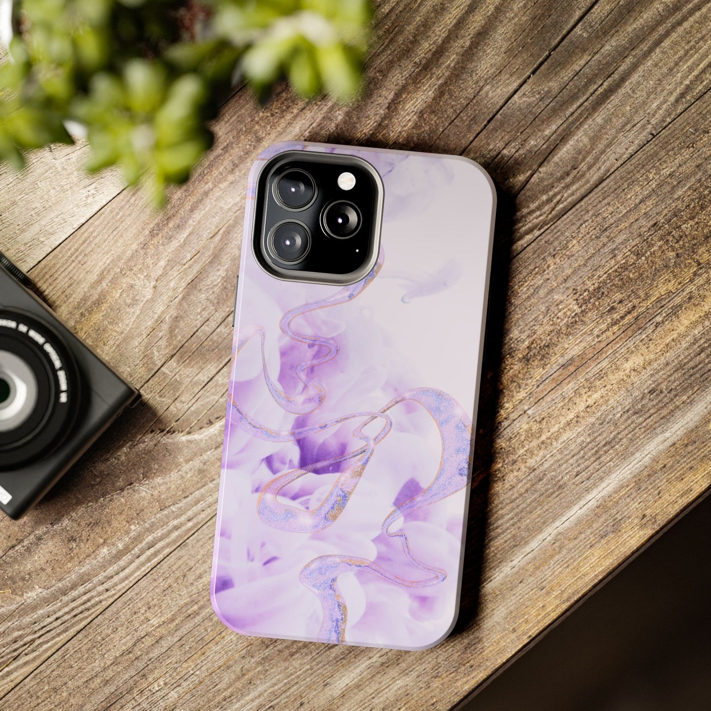 Elegant Lavender Phone Case, Artistic Tough Case, Unique Phone Cover, Stylish Protective Case, Gift for Her, Trendy Phone Accessory