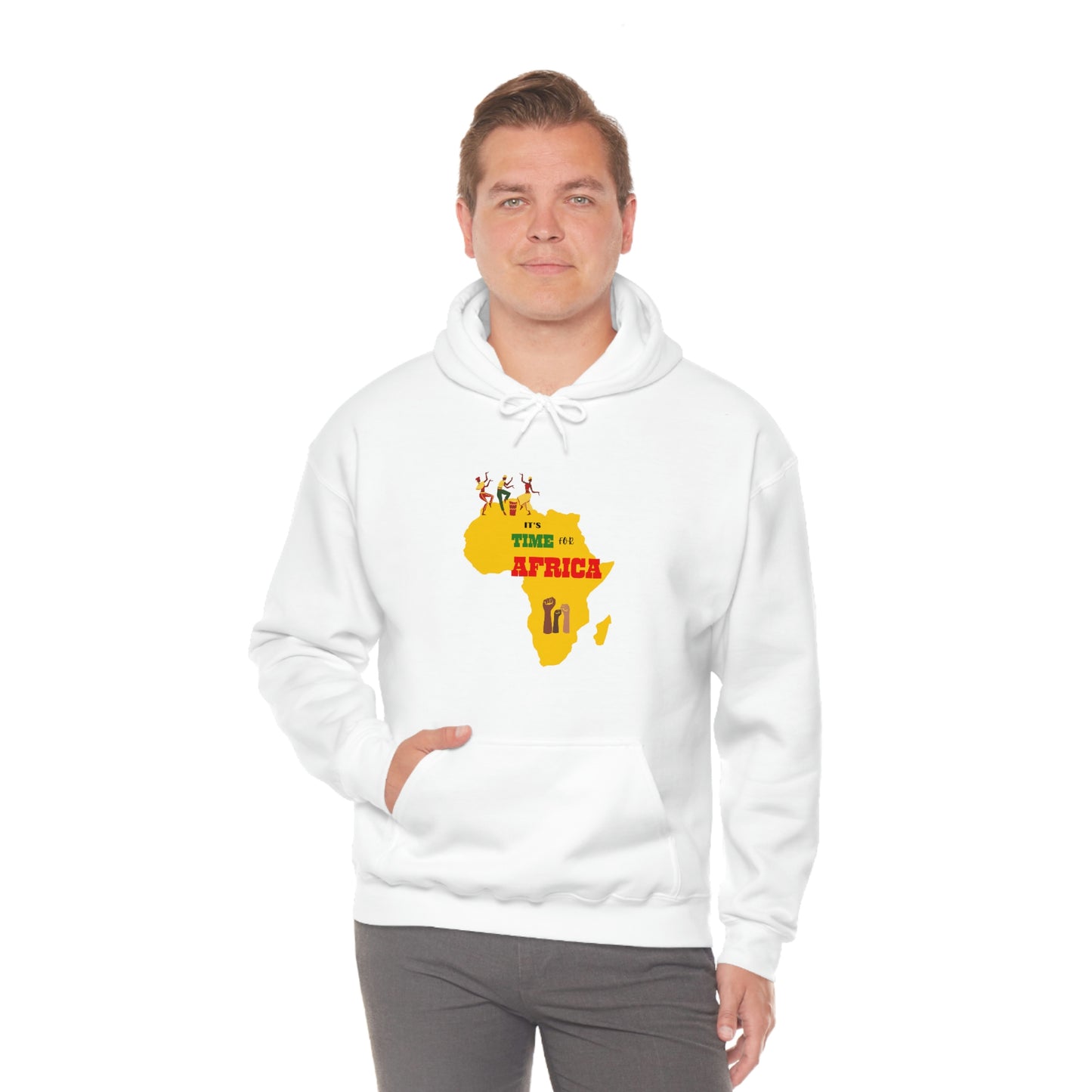 Time for Africa - Unisex Heavy Blend™ Hooded Sweatshirt