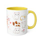 Love You Cats Accent Mugs, 11oz