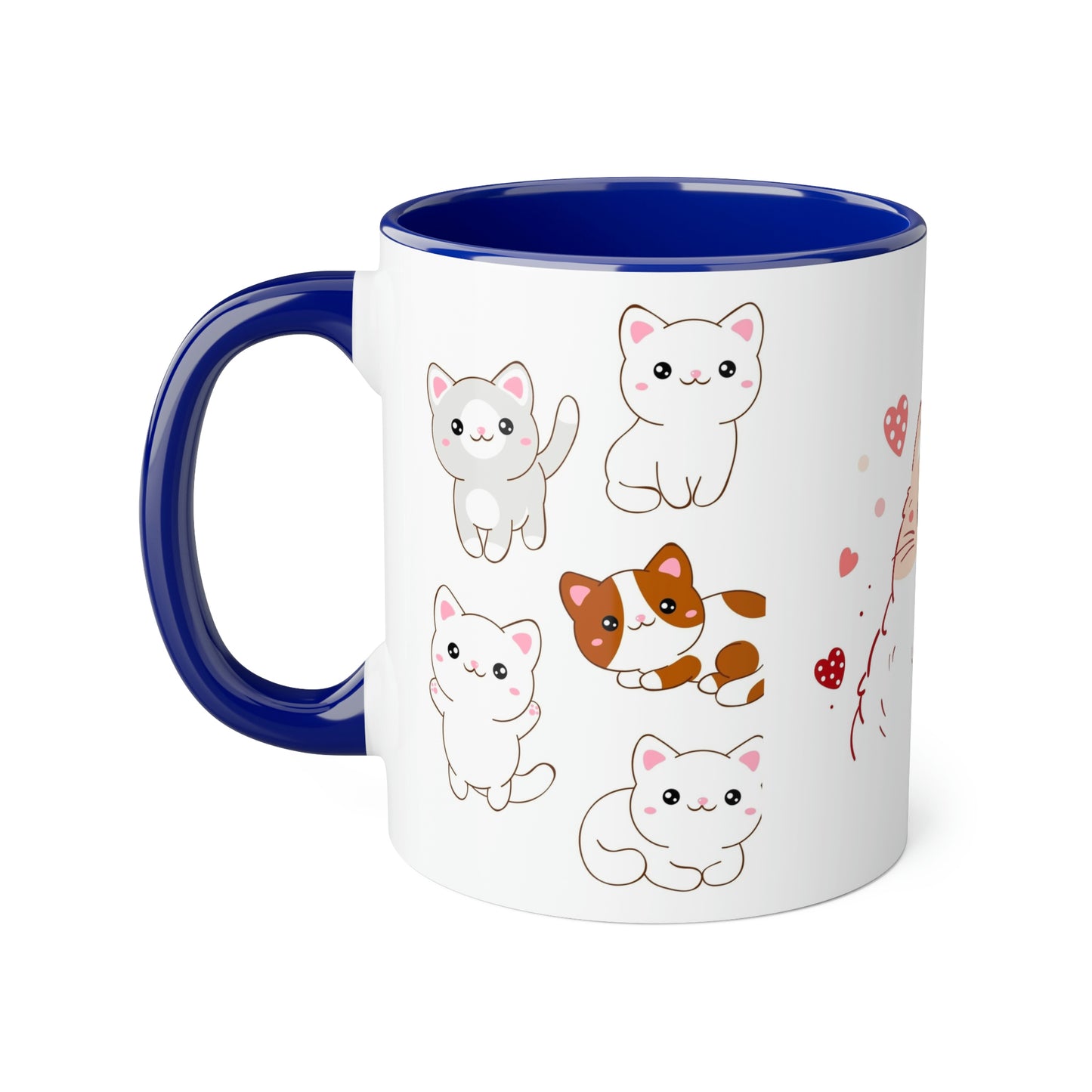 Love You Cats Accent Mugs, 11oz