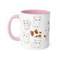 Love You Cats Accent Mugs, 11oz