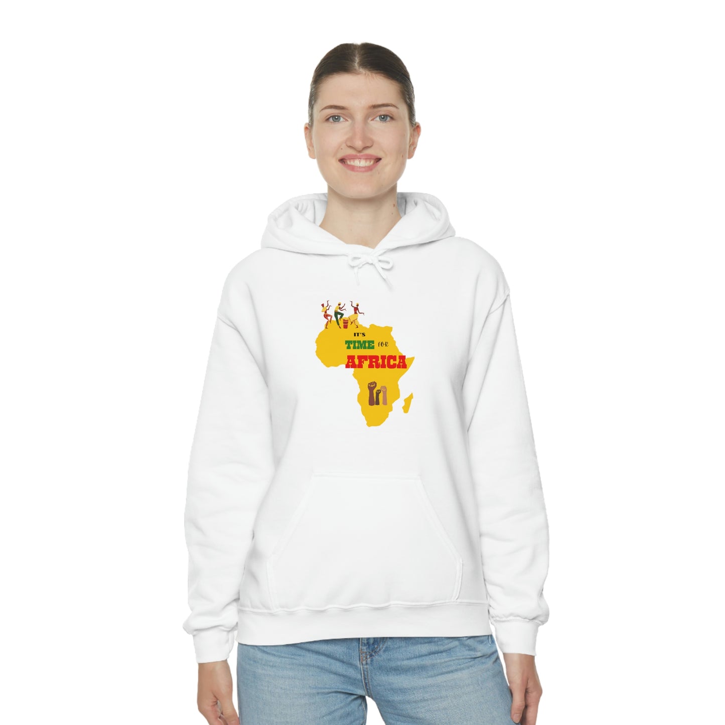 Time for Africa - Unisex Heavy Blend™ Hooded Sweatshirt