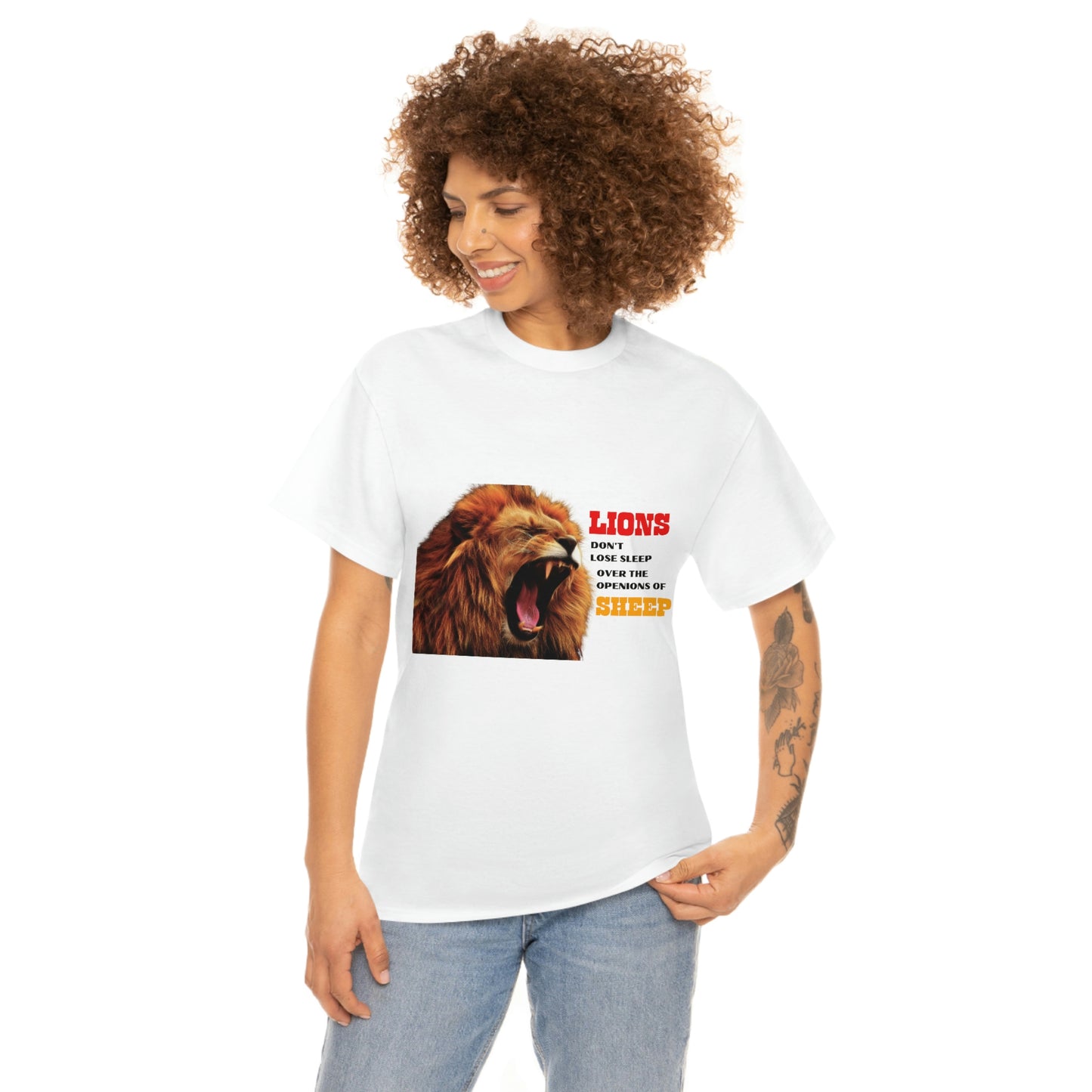 A lion - Unisex Heavy Cotton Tee