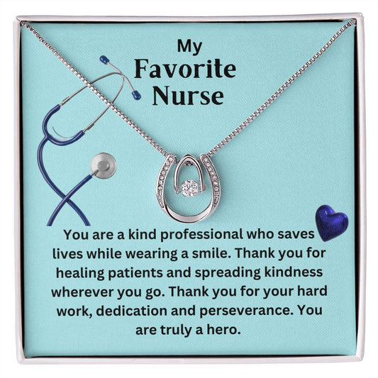 To My Nurse - My Hero - Pendant Necklace