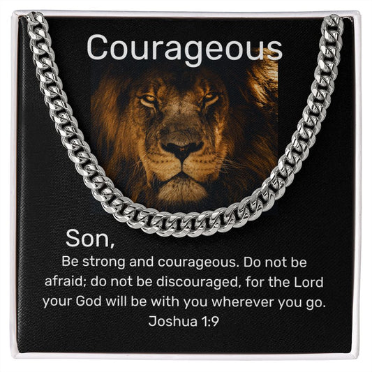 My Son - Courageous - Cuban Link Chain