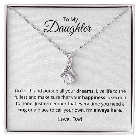 To My Daughter - Dreams - Alluring Beauty Necklace