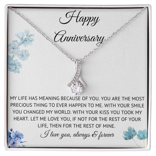 Happy Anniversary - Forever - Alluring Beauty Necklace