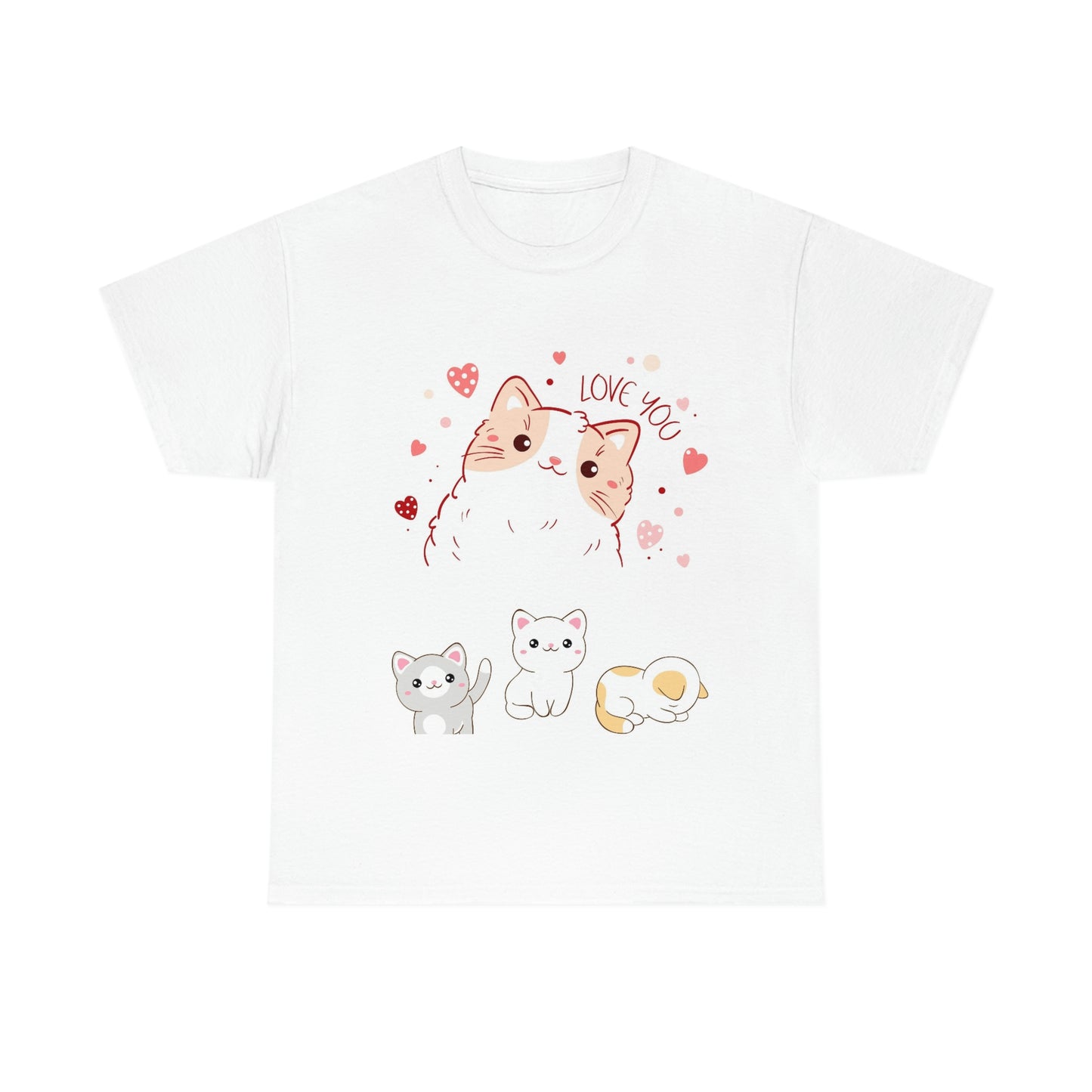 Love You Cats - Heavy Cotton Tee